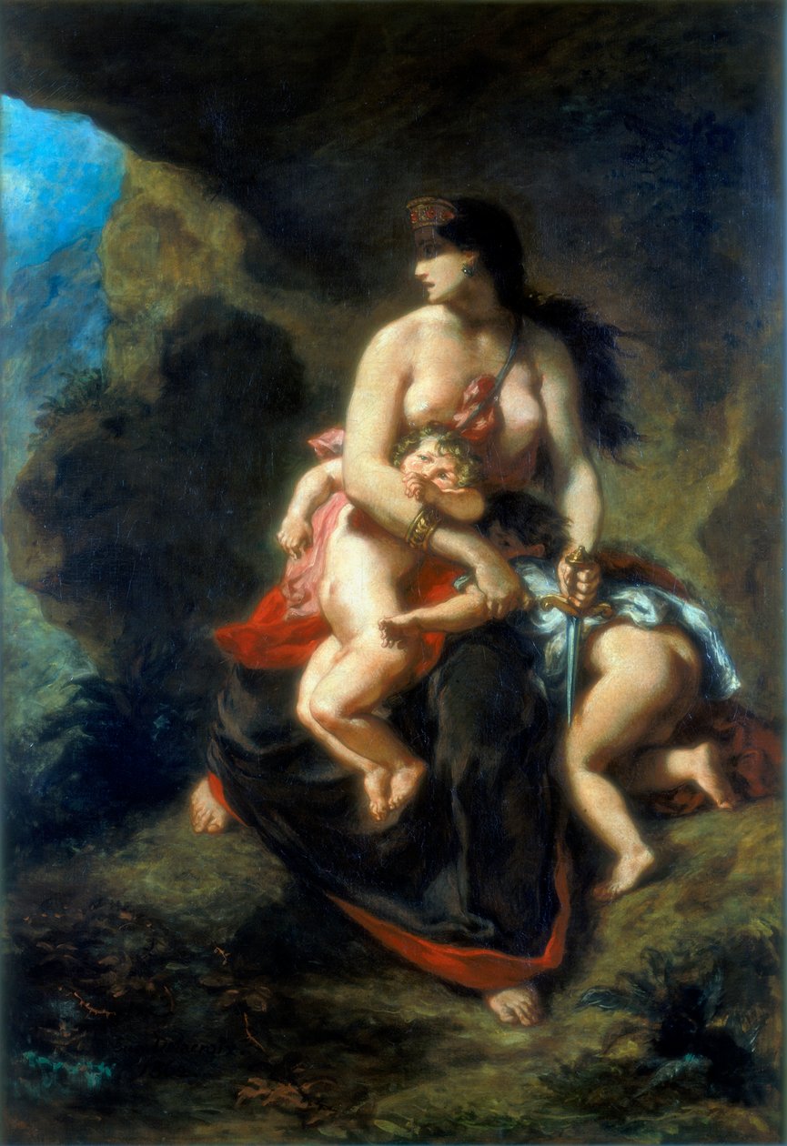 Médée, 1862 - Ferdinand Victor Eugene Delacroix