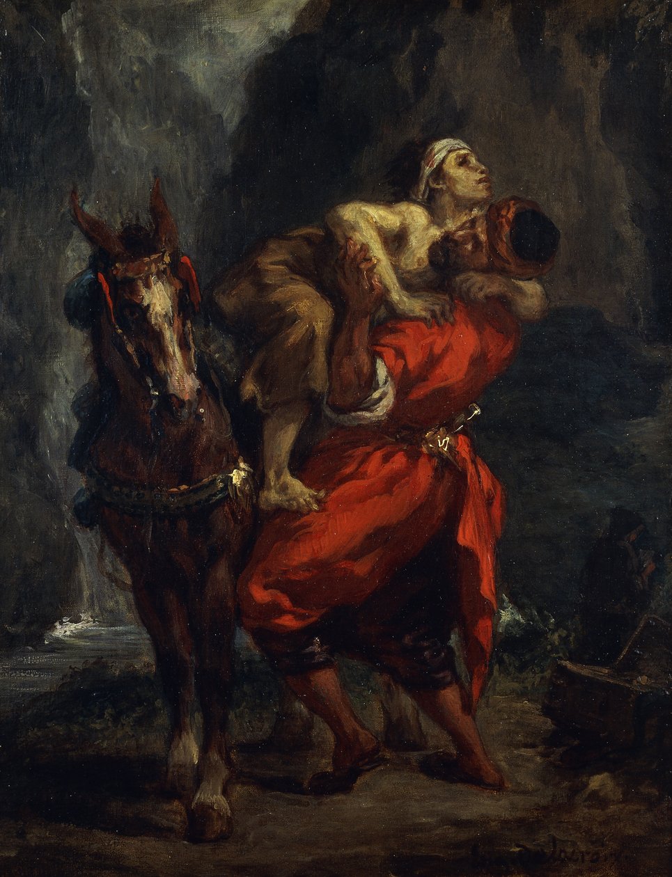 Le Bon Samaritain - Ferdinand Victor Eugene Delacroix