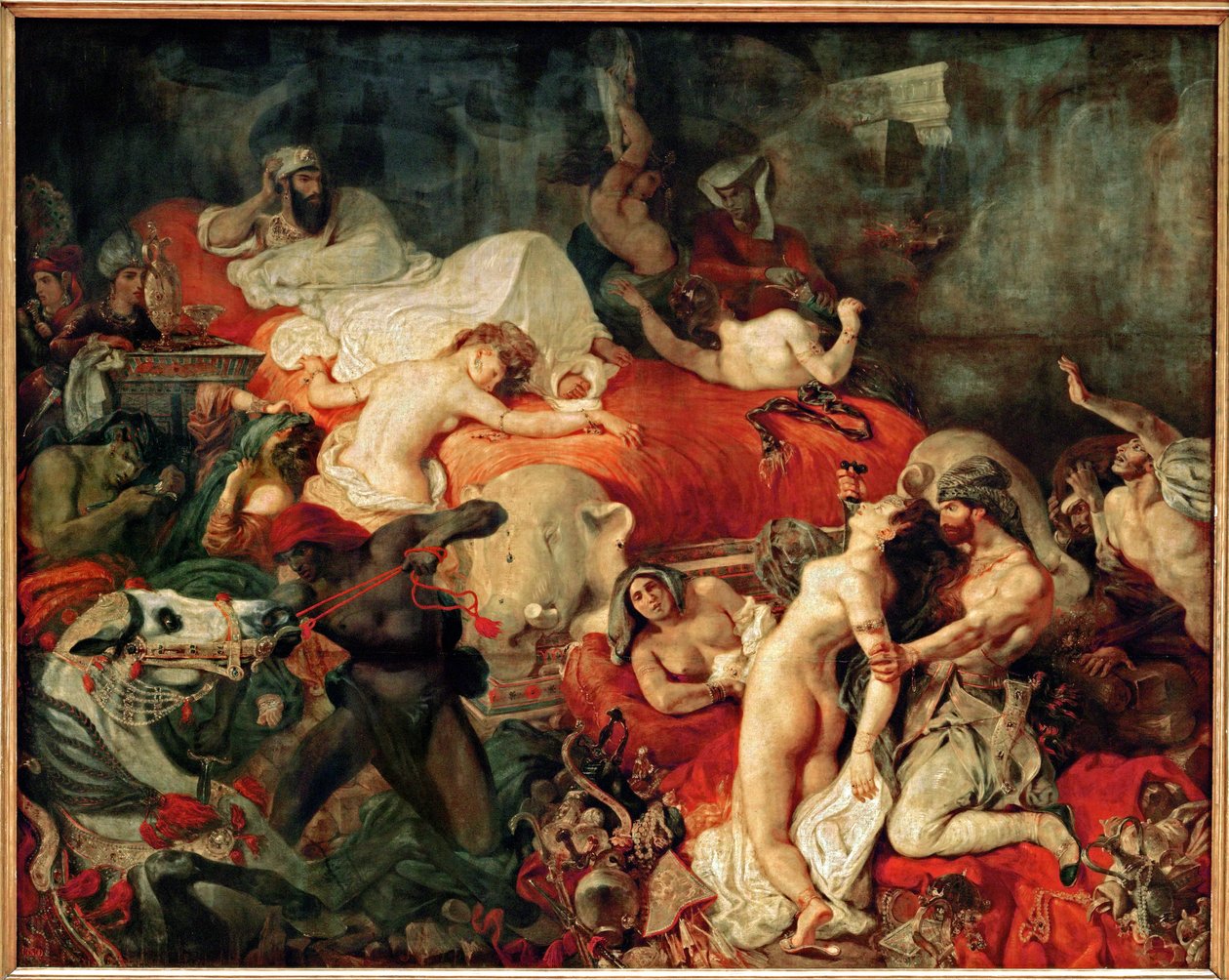 La mort de Sardanapal ... - Ferdinand Victor Eugene Delacroix