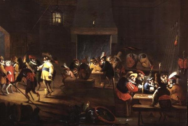 Singes dans une taverne - Ferdinand van Kessel