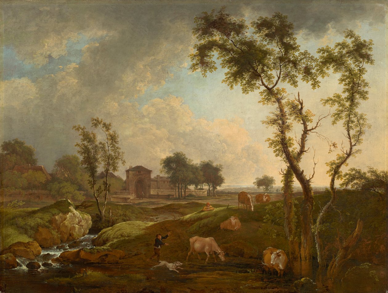 Devant les portes de Mannheim - Ferdinand von Kobell