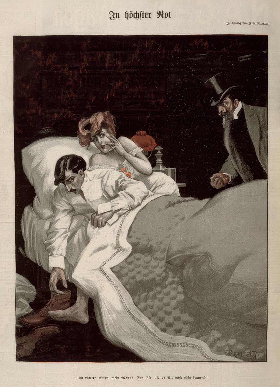 Reznicek, En grand danger (Adultère) - Ferdinand von Reznicek