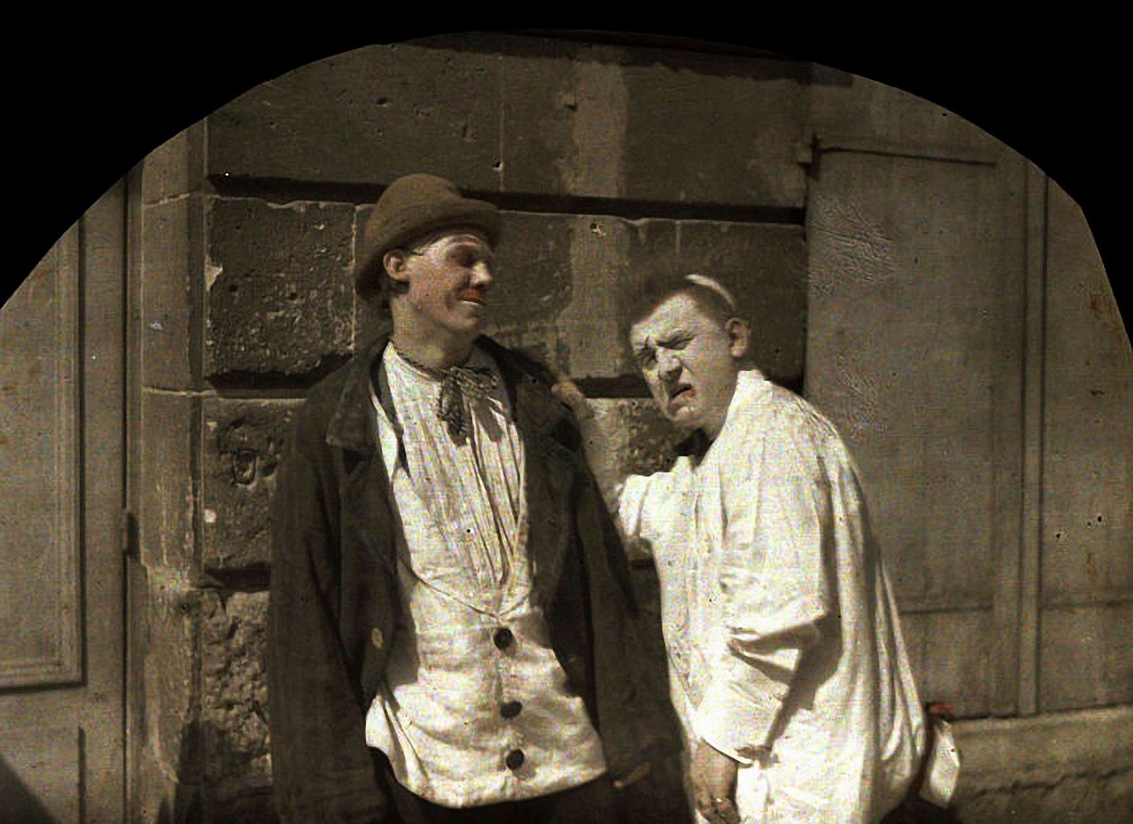 Footel le clown, et son fils, Soissons, Aisne, France, 1917 - Fernand Cuville