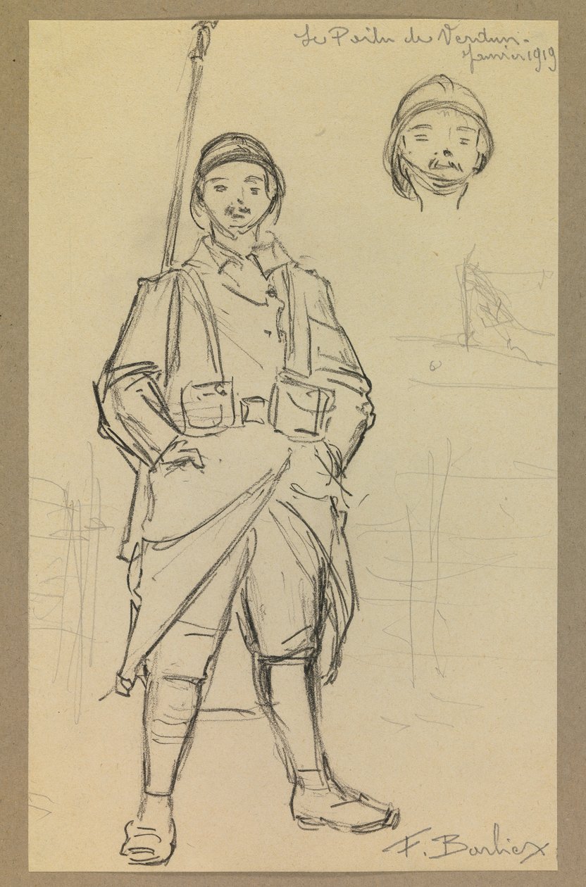 Le poilu de verdun - Fernand Barbier