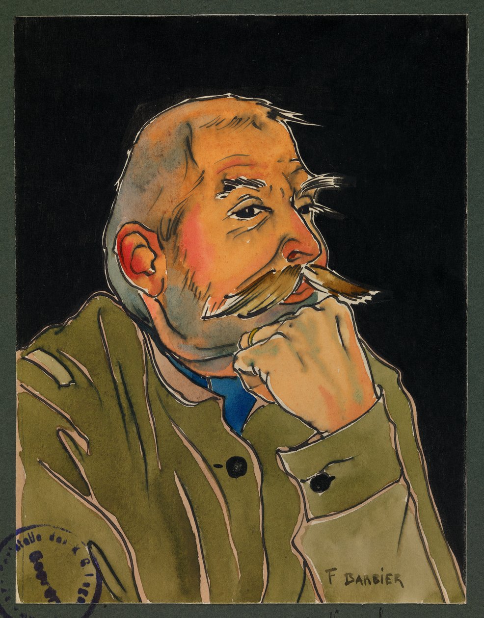 Sergeant Lecacheux, Gustrow - Fernand Barbier