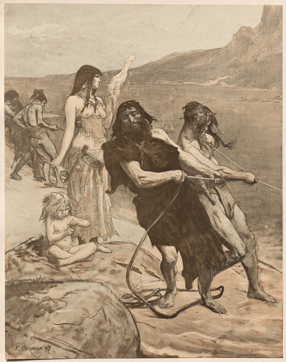 Cité Lacustre, 1897 - Fernand Cormon