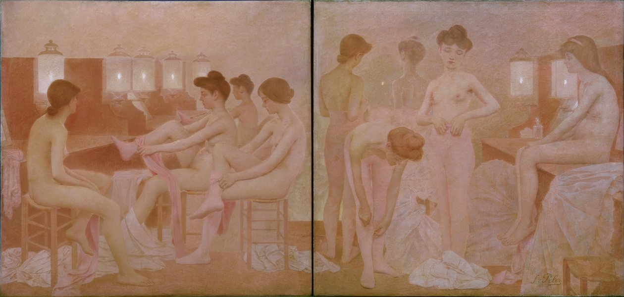 Les danseuses - Fernand Emmanuel Pelez