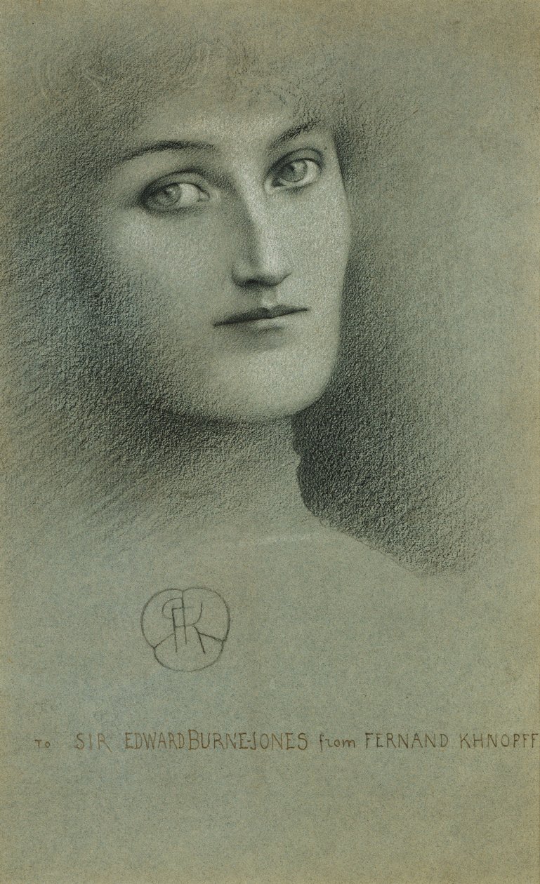 Tête de femme, 1896 - Fernand Khnopff