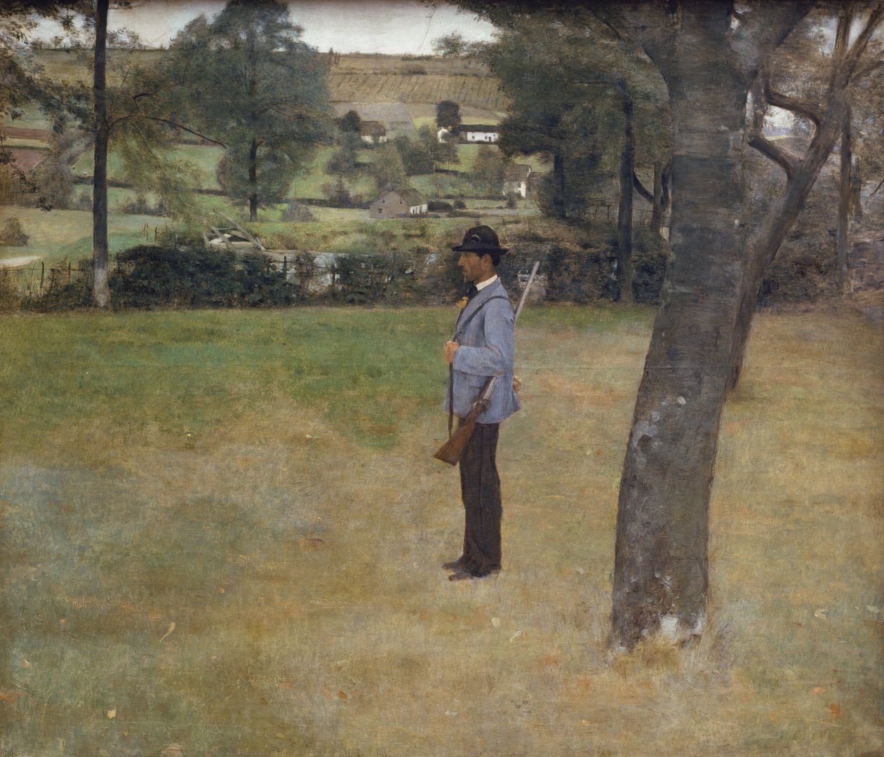 Le Garde-chasse - Fernand Khnopff