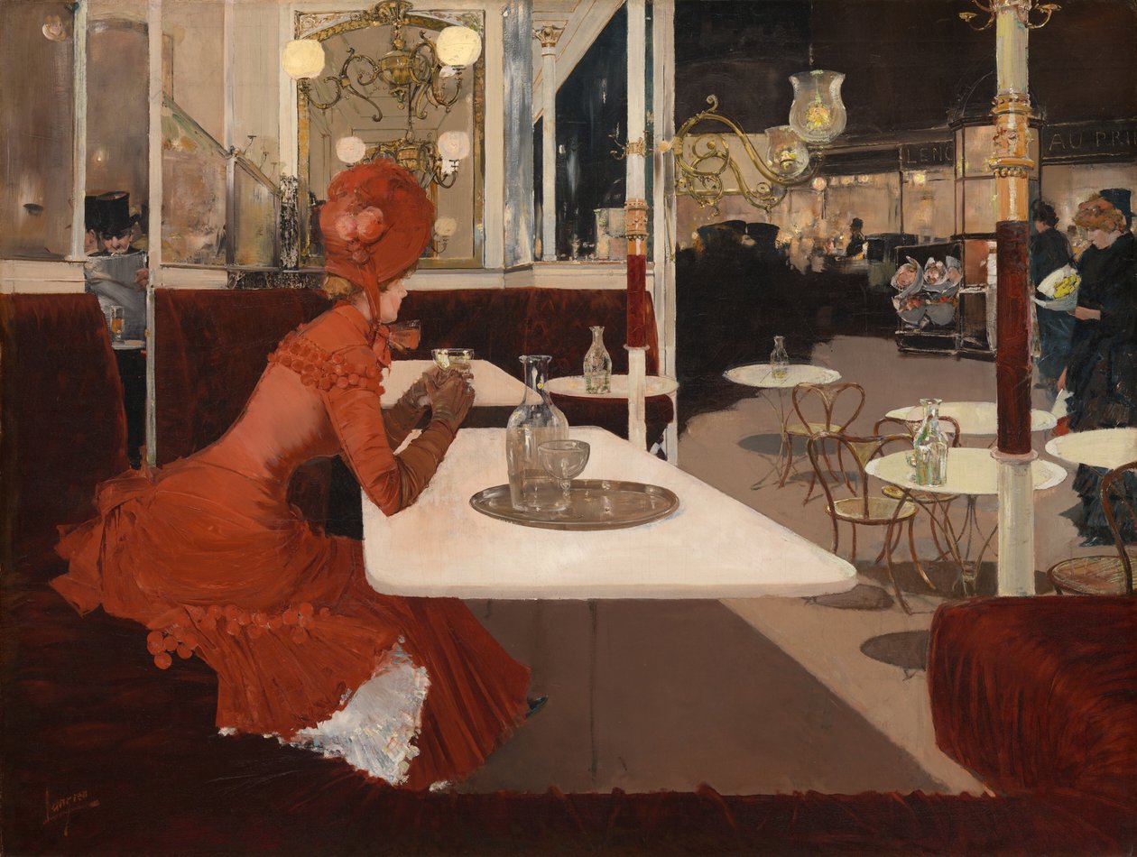 Au café - Fernand Lungren