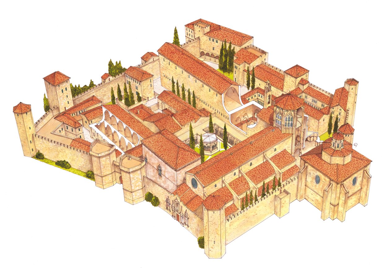 Monastère de Poblet. Catalogne, Espagne - Fernando Aznar Cenamor