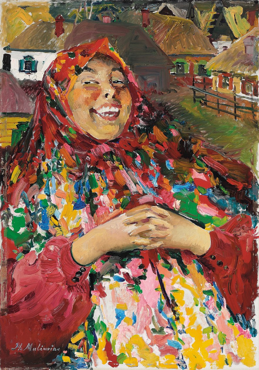 Le Paysan rieur - Filipp Andreevich Maliavin