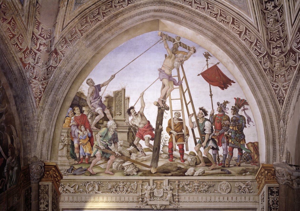 Martyr de Saint Philippe, mur sud de la chapelle Strozzi, vers 1497-1502 - Filippino Lippi