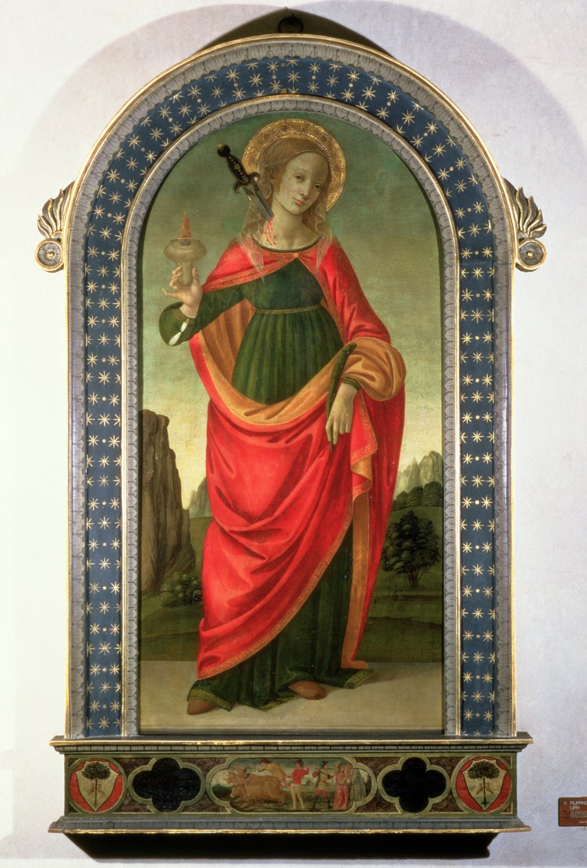 Sainte Lucie, c.1472-74 - Filippino Lippi