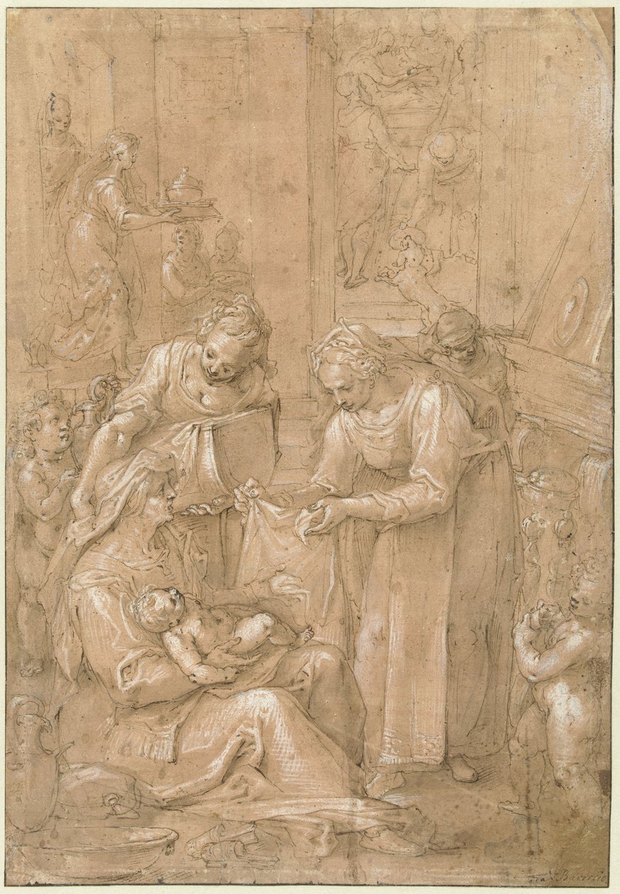 La naissance de la Vierge - Filippo Bellini
