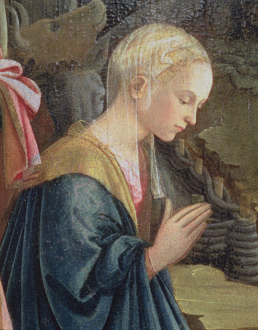 La Nativité (détail) - Fra Filippo Lippi