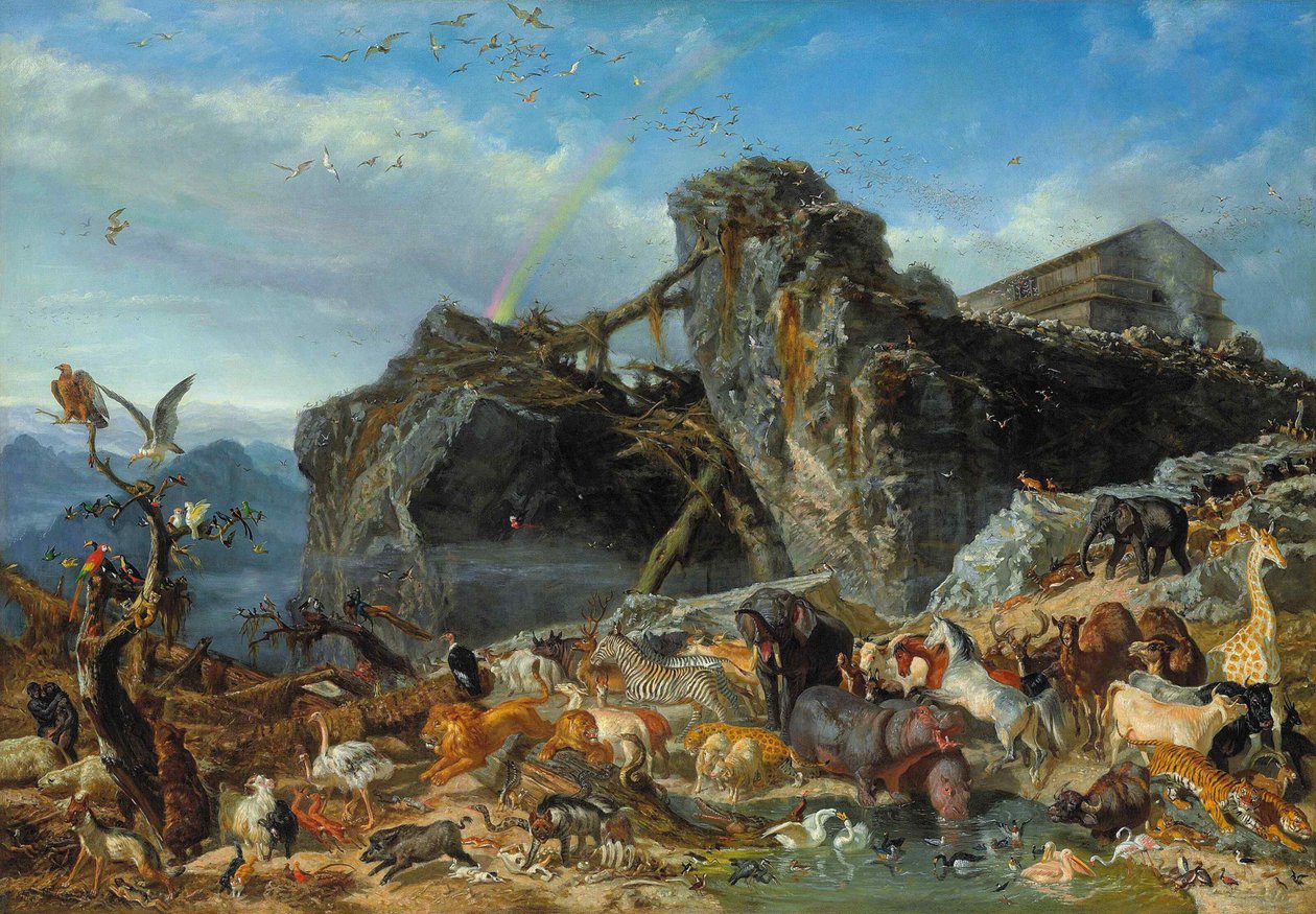 Après le déluge, vers 1865 - Filippo Palizzi