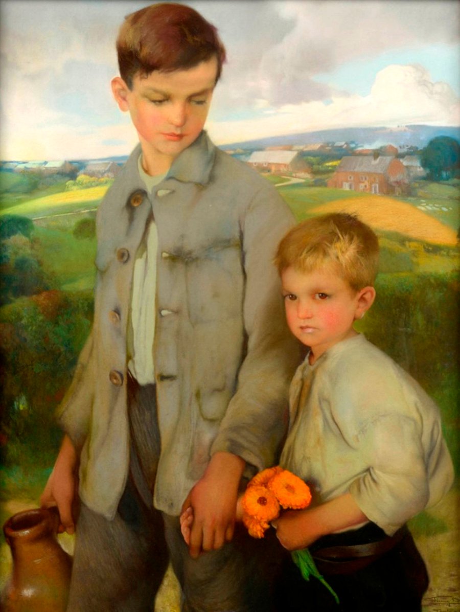 Les deux frères - Firmin Baes