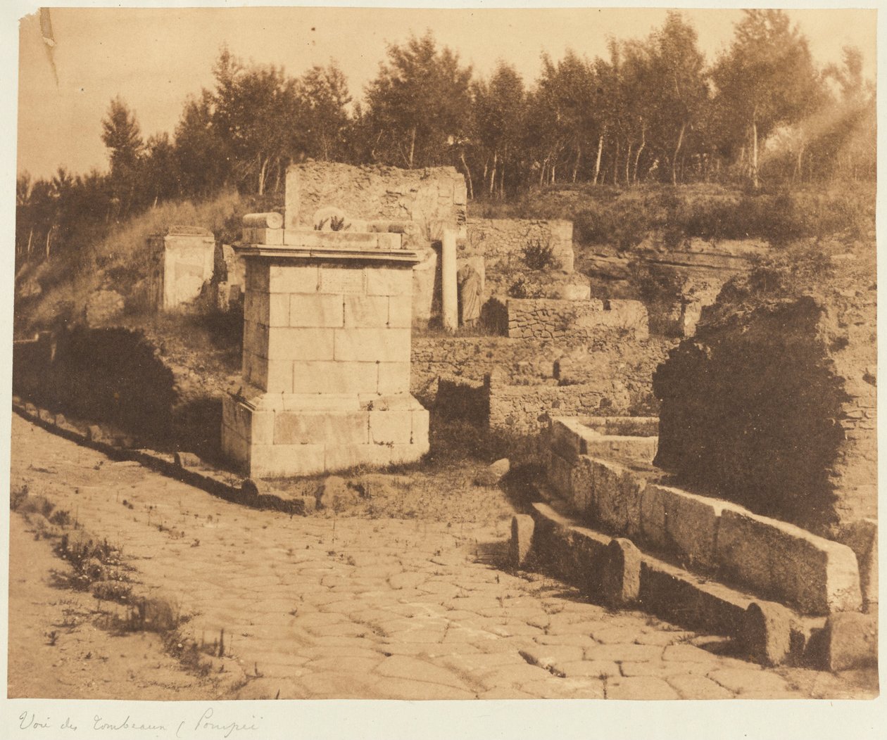 Rue des Tombeaux, Pompéi - Firmin Eugène Le Dien