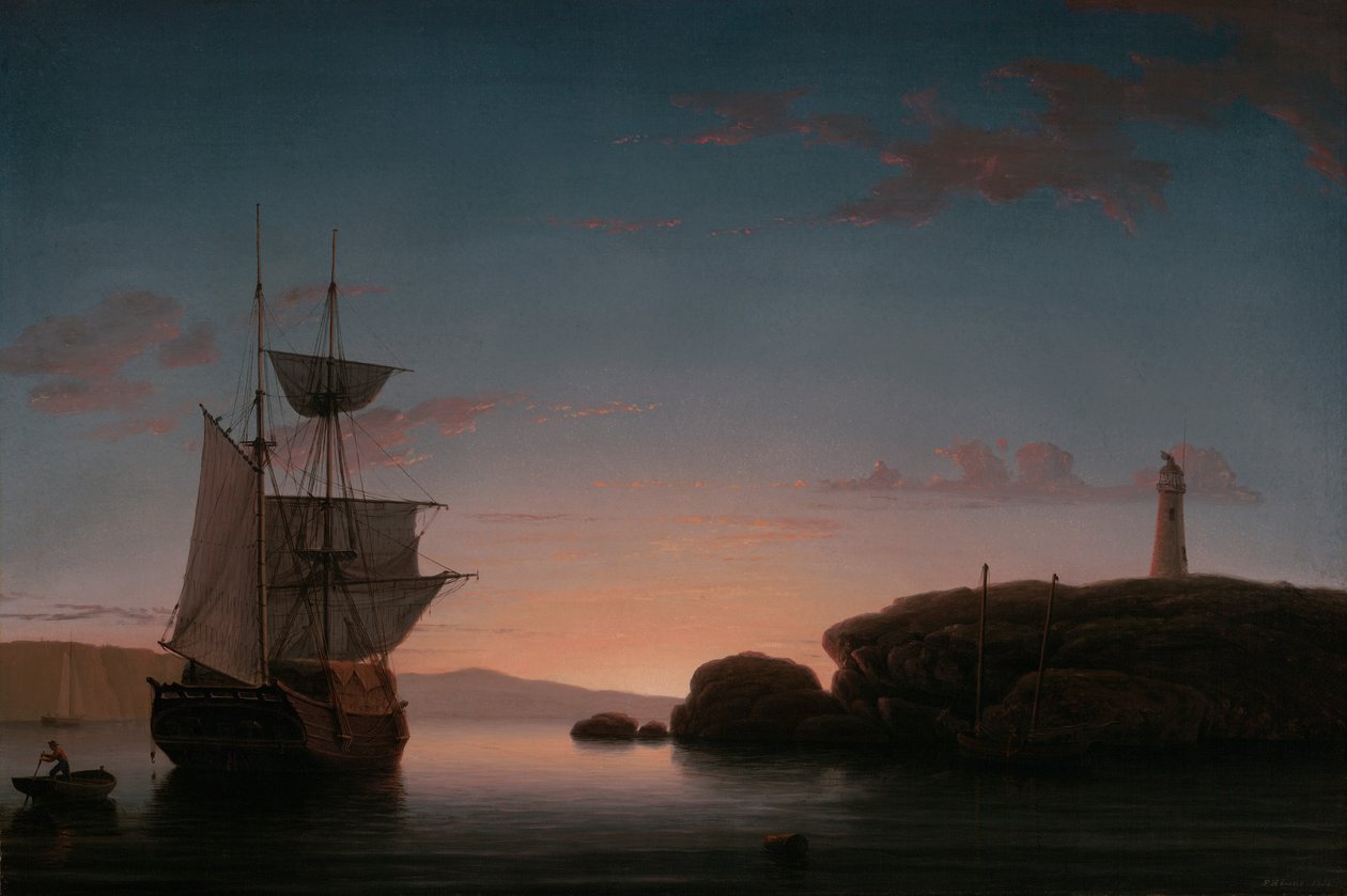 Phare à Camden, Maine - Fitz Henry Lane