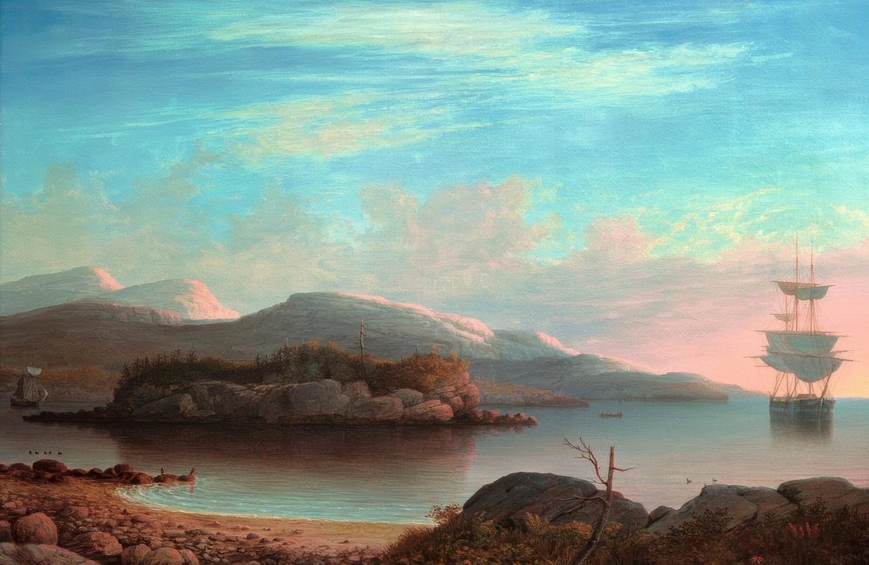 Devant Mount Desert Island - Fitz Henry Lane
