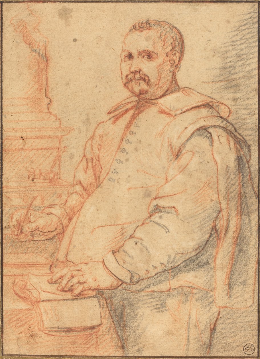 Un érudit écrivant - Flemish 17th Century