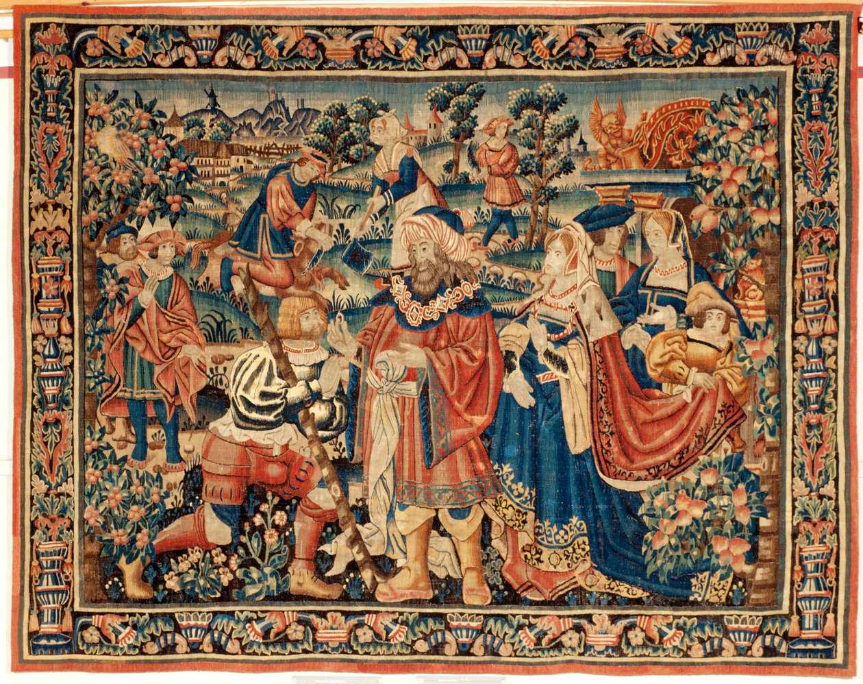 Tapisserie flamande. 16ème siècle. - Flemish School