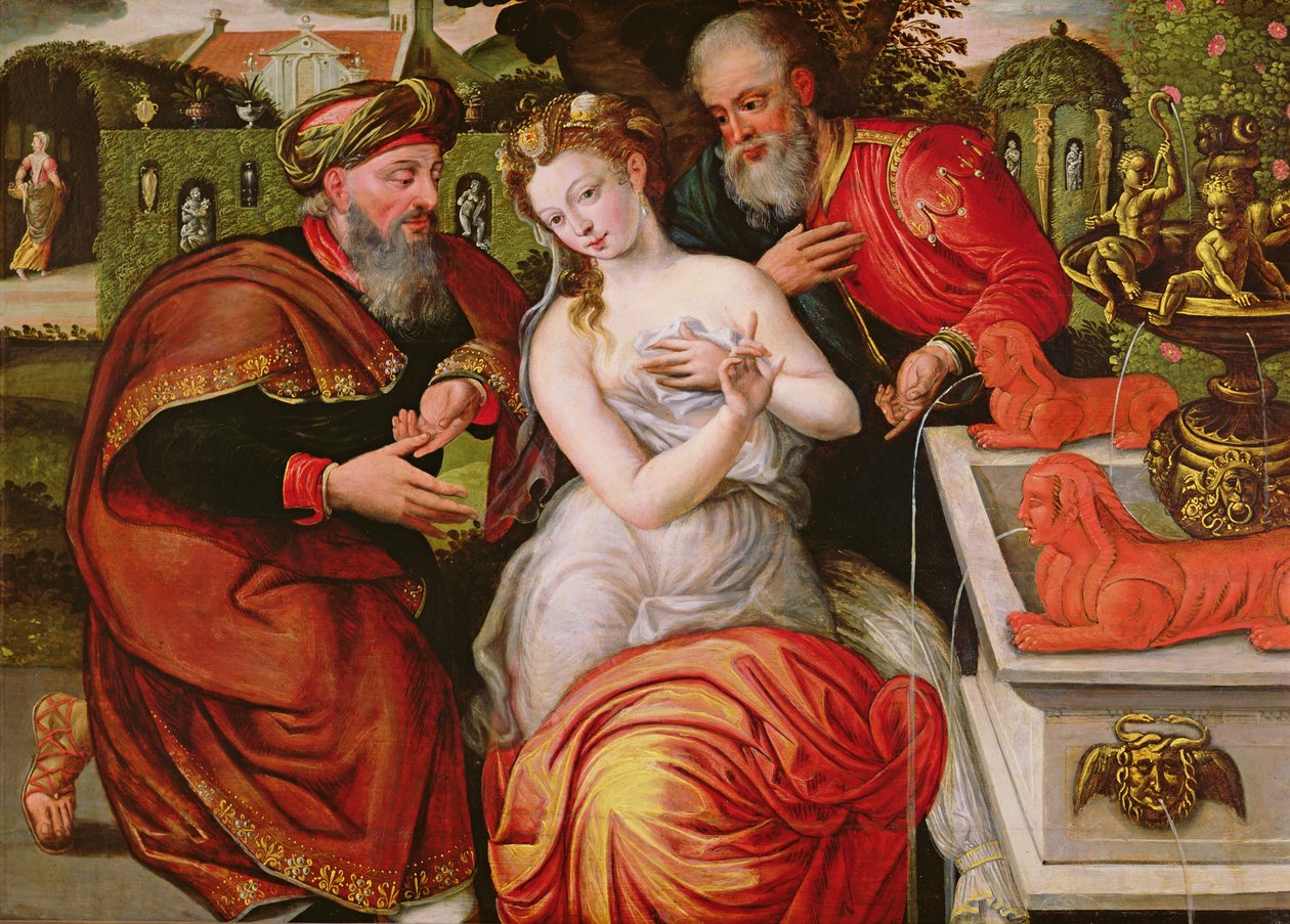 Suzanne et les Vieillards - Flemish School