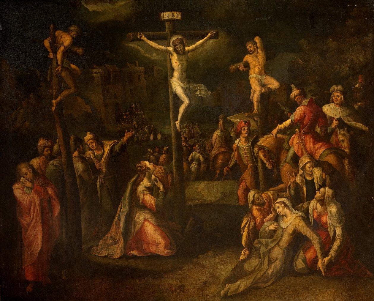 La Crucifixion, 1550?-1700 - Flemish School