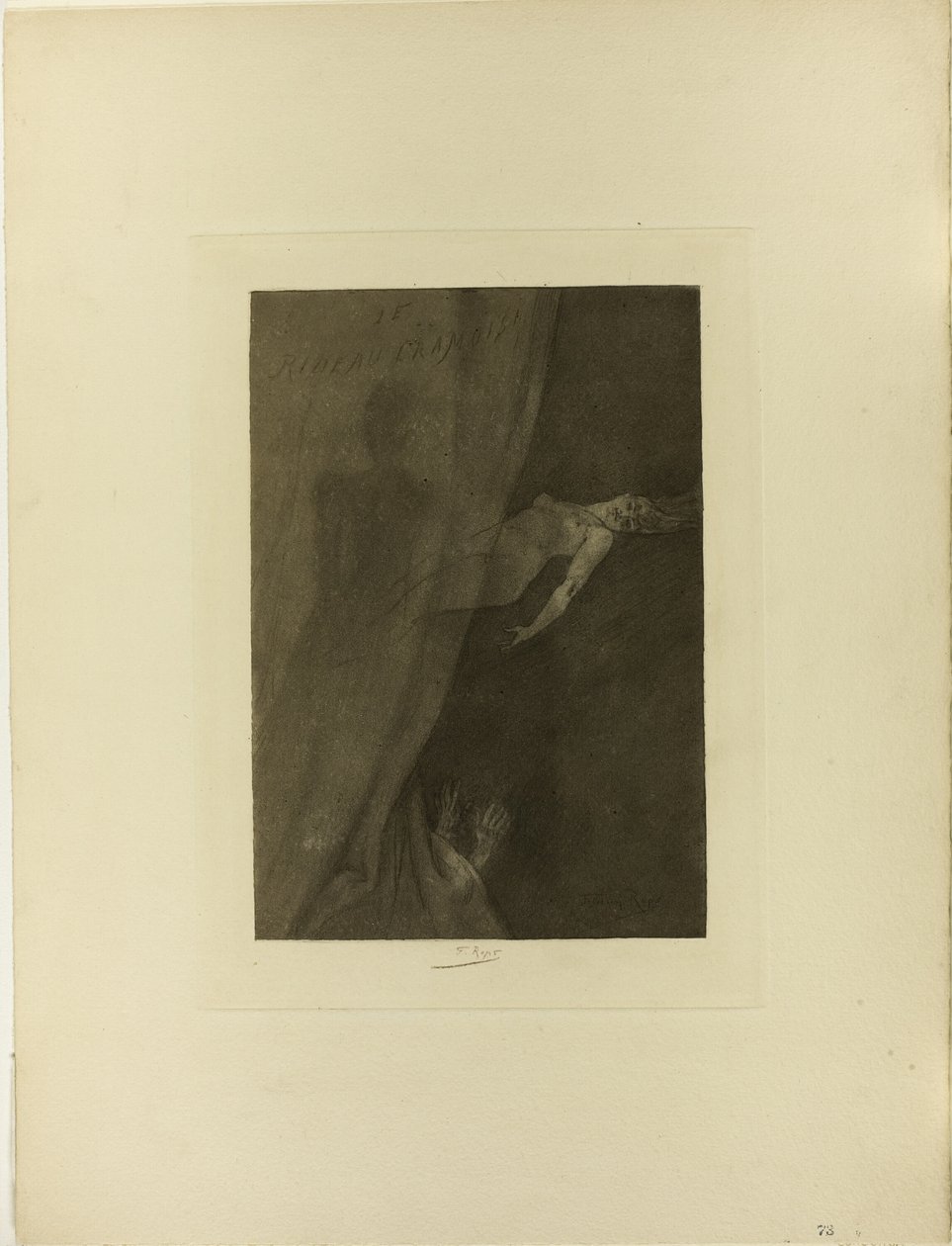 Le rideau cramoisi - Félicien Rops