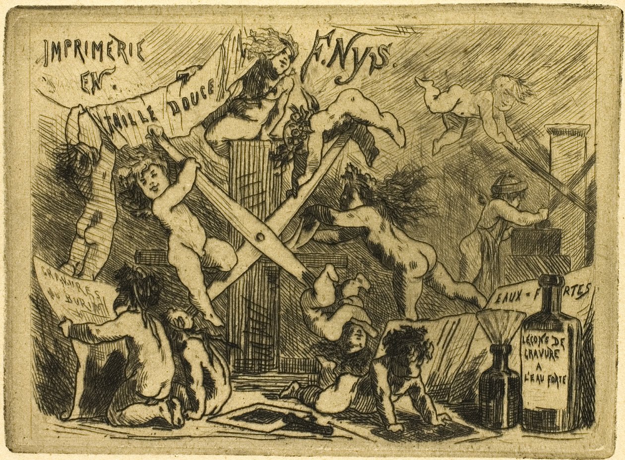 La presse - Félicien Rops