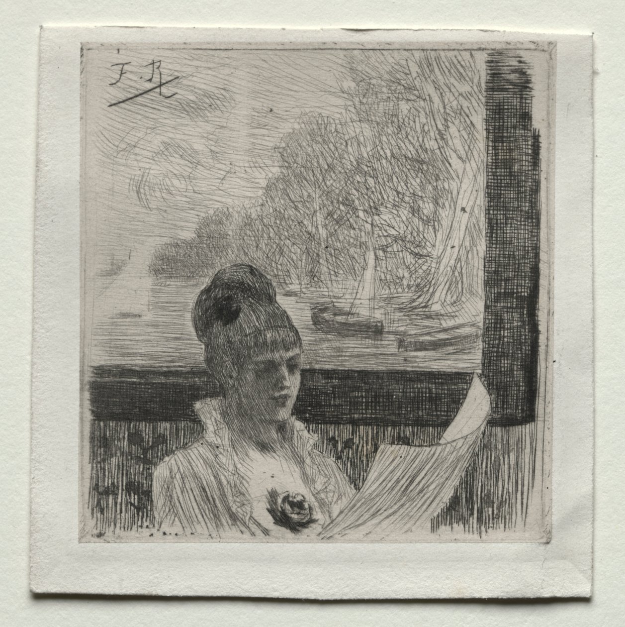Jeune femme - Félicien Rops