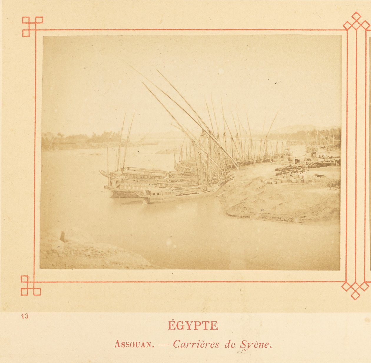Assouan. - Carrières de Syène. - Félix Bonfils