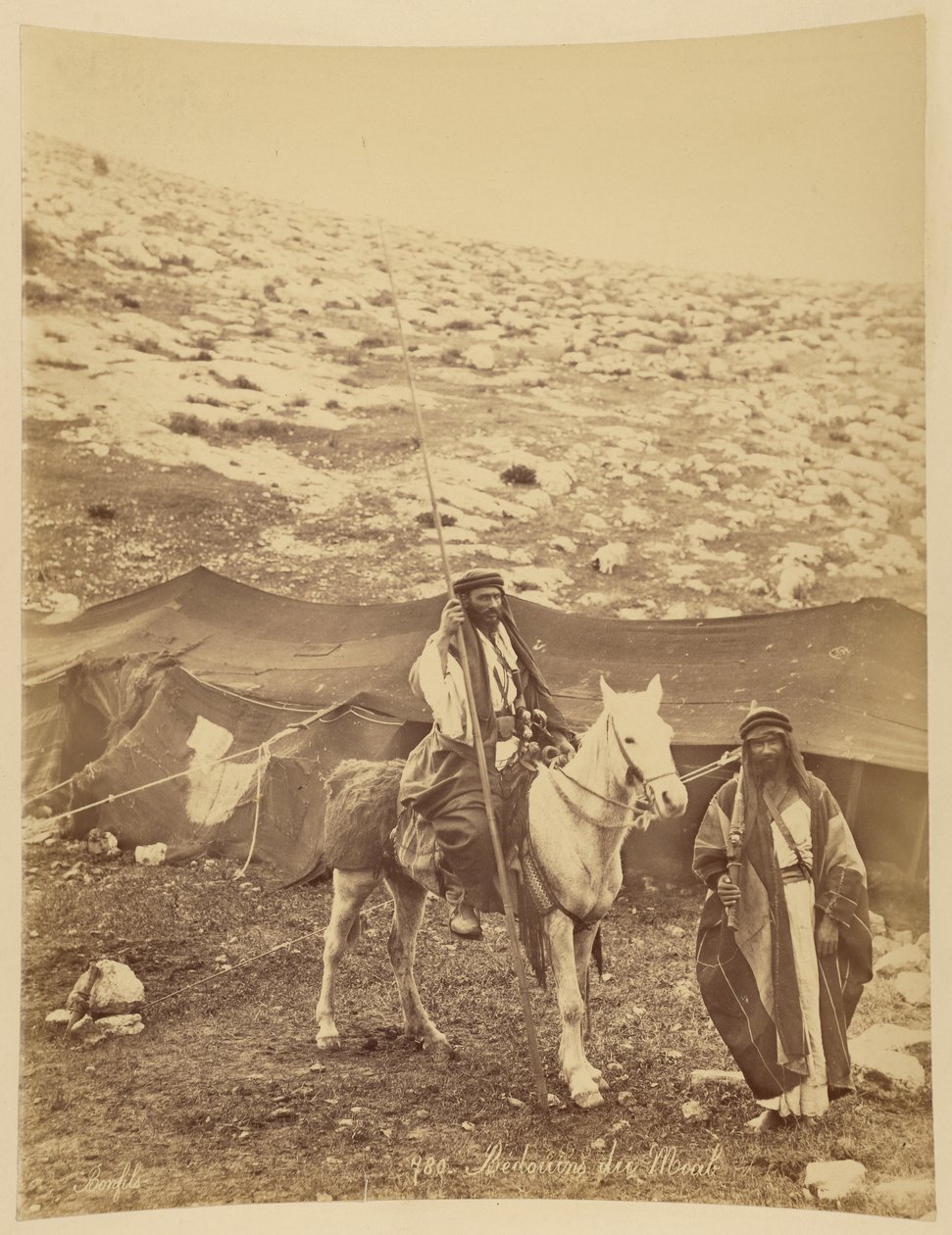 Bédouins de Moab - Félix Bonfils