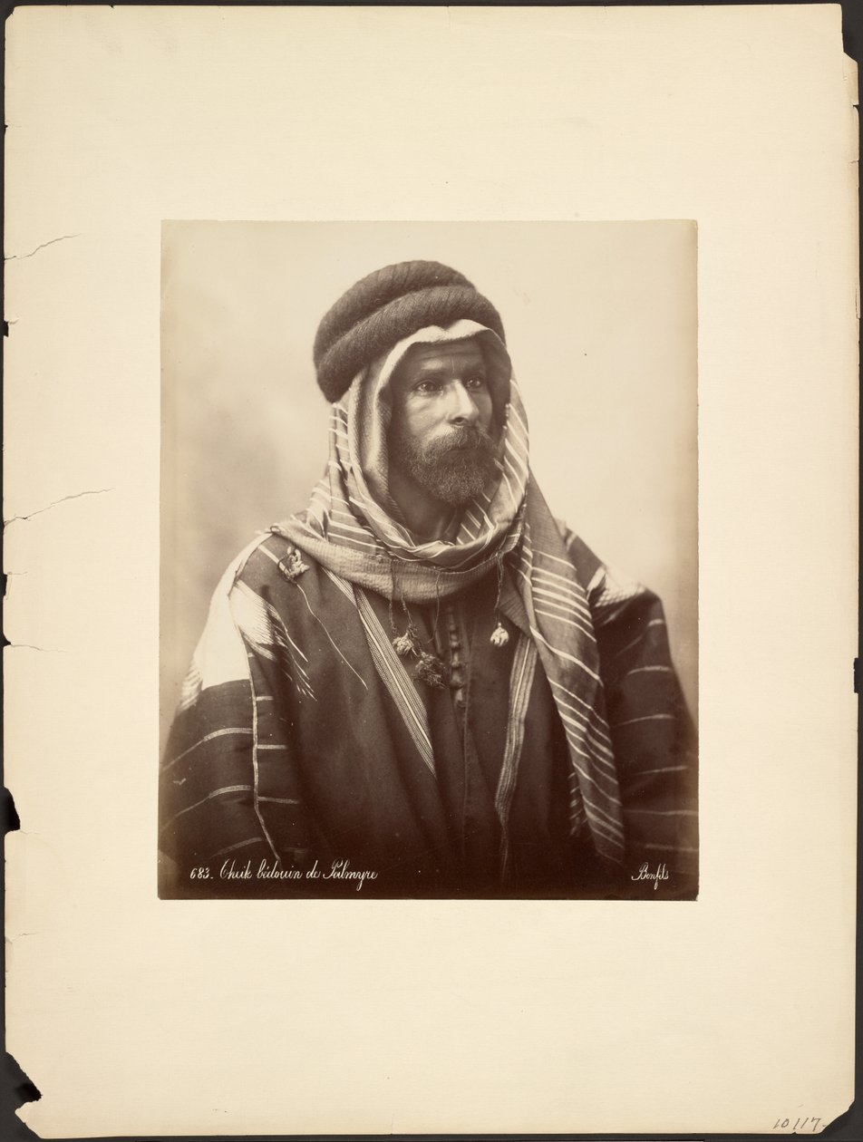 Cheik bédouin du Palmyre - Félix Bonfils