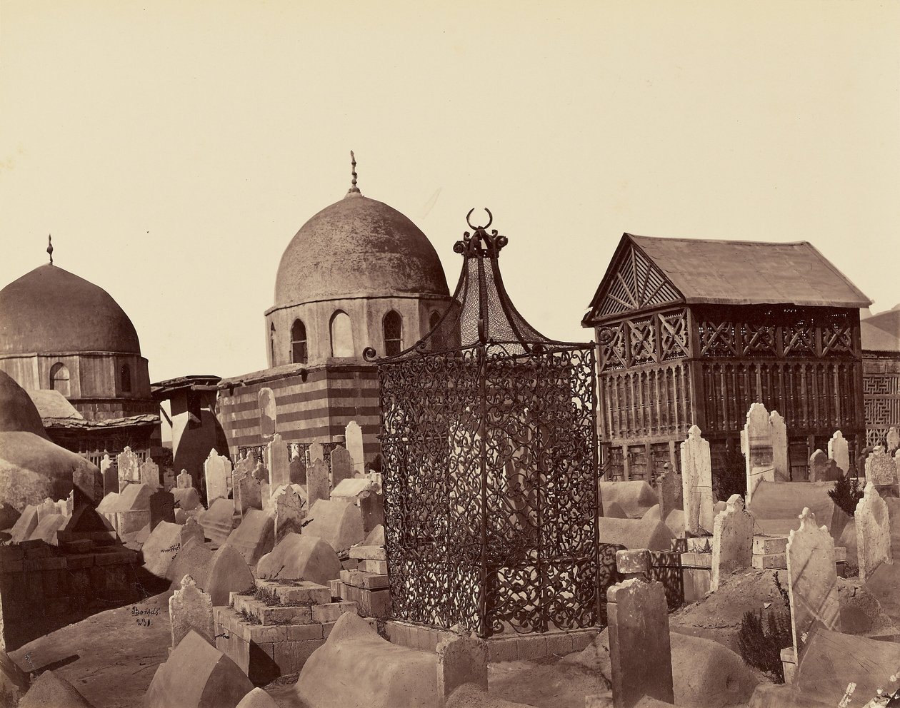 Groupes de Tombeaux - Damas - Félix Bonfils