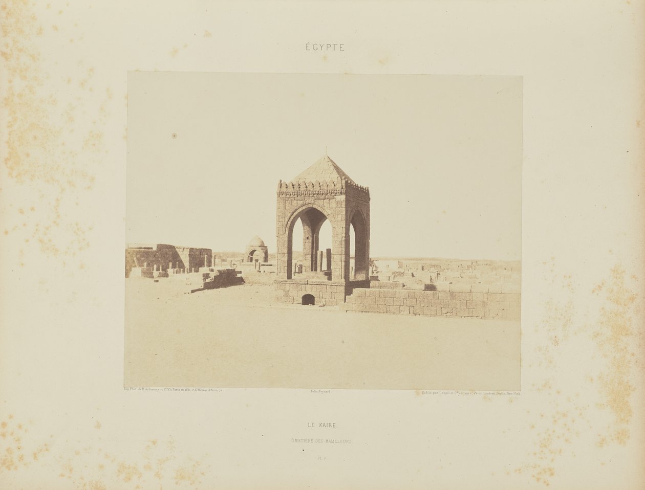 Le Kaire. Cimetiére des Mamelouks - Félix Teynard