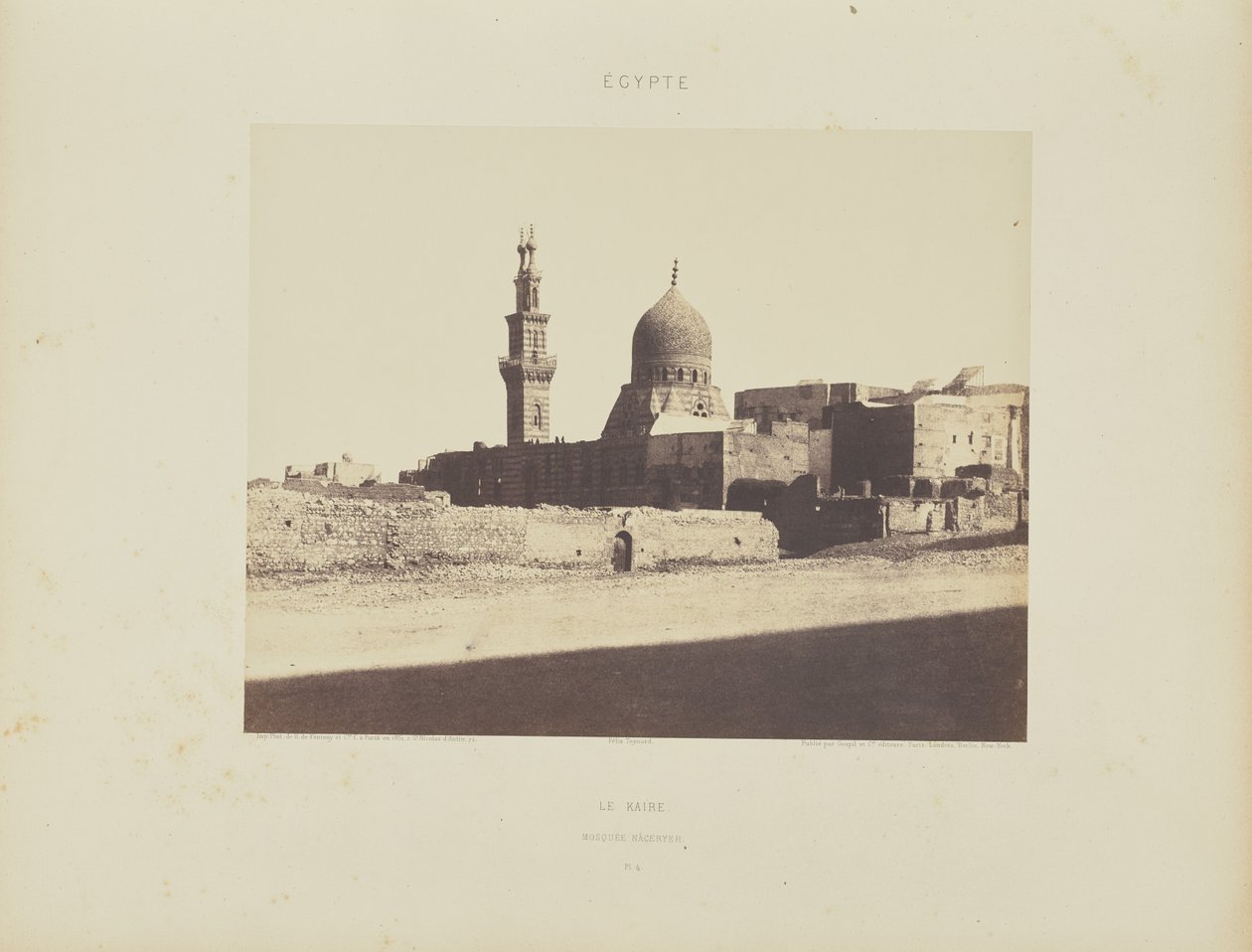 Le Kaire. Mosquée Nâcéryeh - Félix Teynard