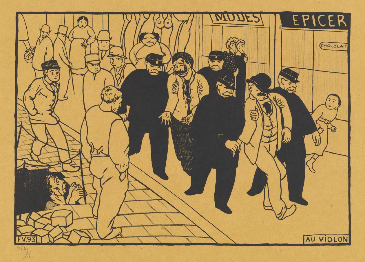 Au Violon, 1893 - Félix Vallotton