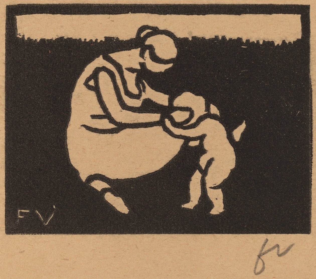 Baigneuse et enfant - Félix Vallotton