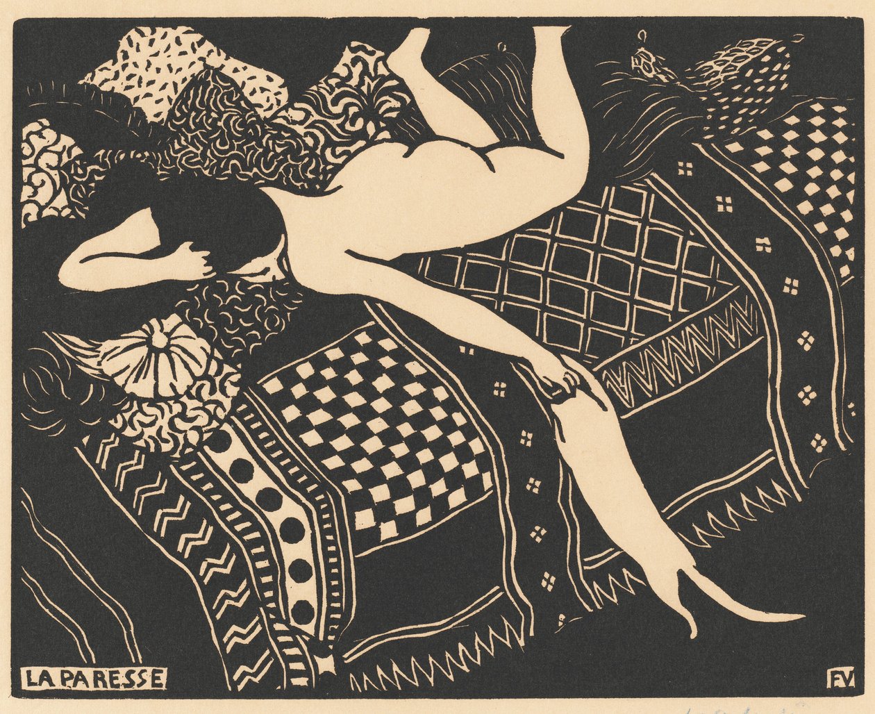 La paresse - Félix Vallotton