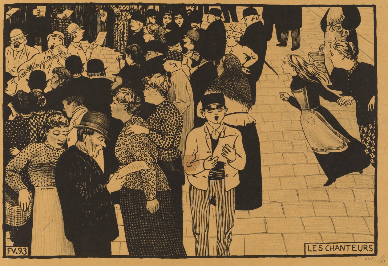 Les Chanteurs - Félix Vallotton