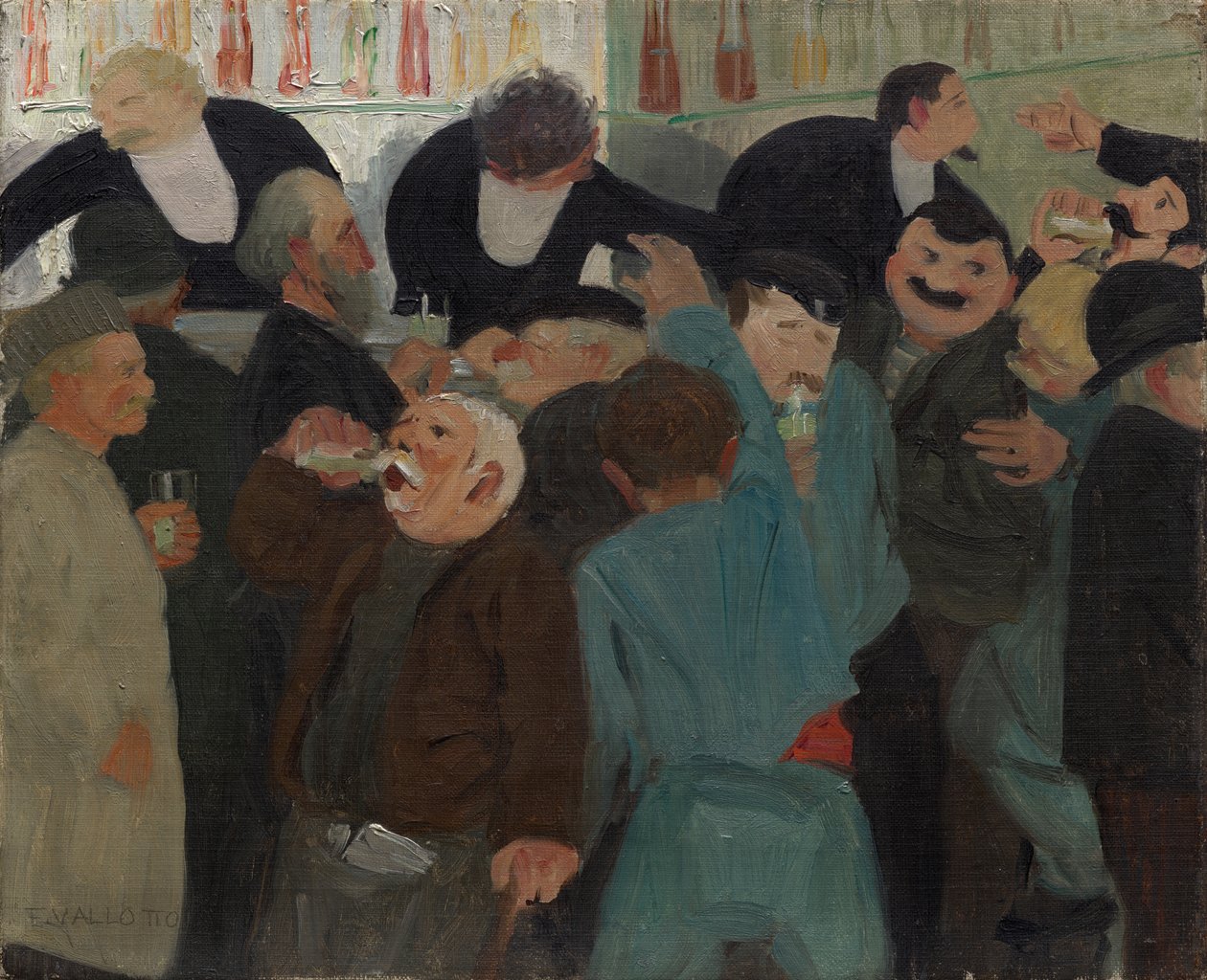 Le bistrot - Félix Vallotton