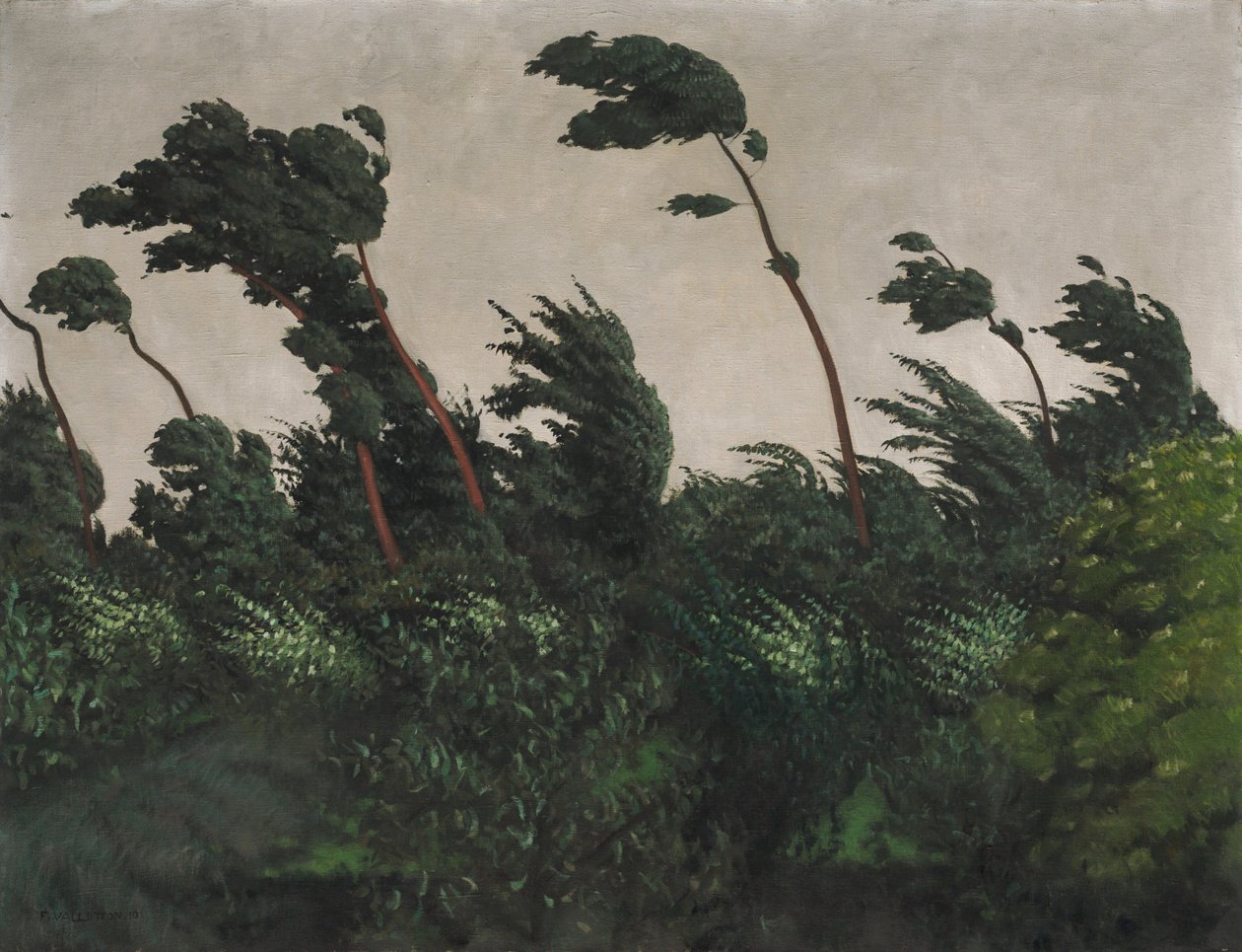 Le vent - Félix Vallotton
