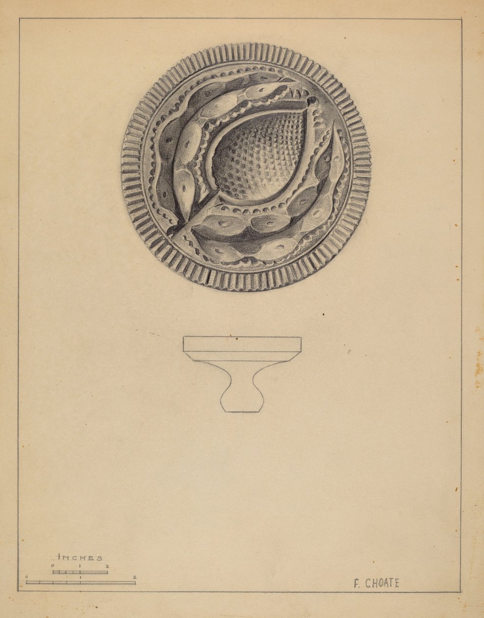 Moule à beurre - Florence Choate