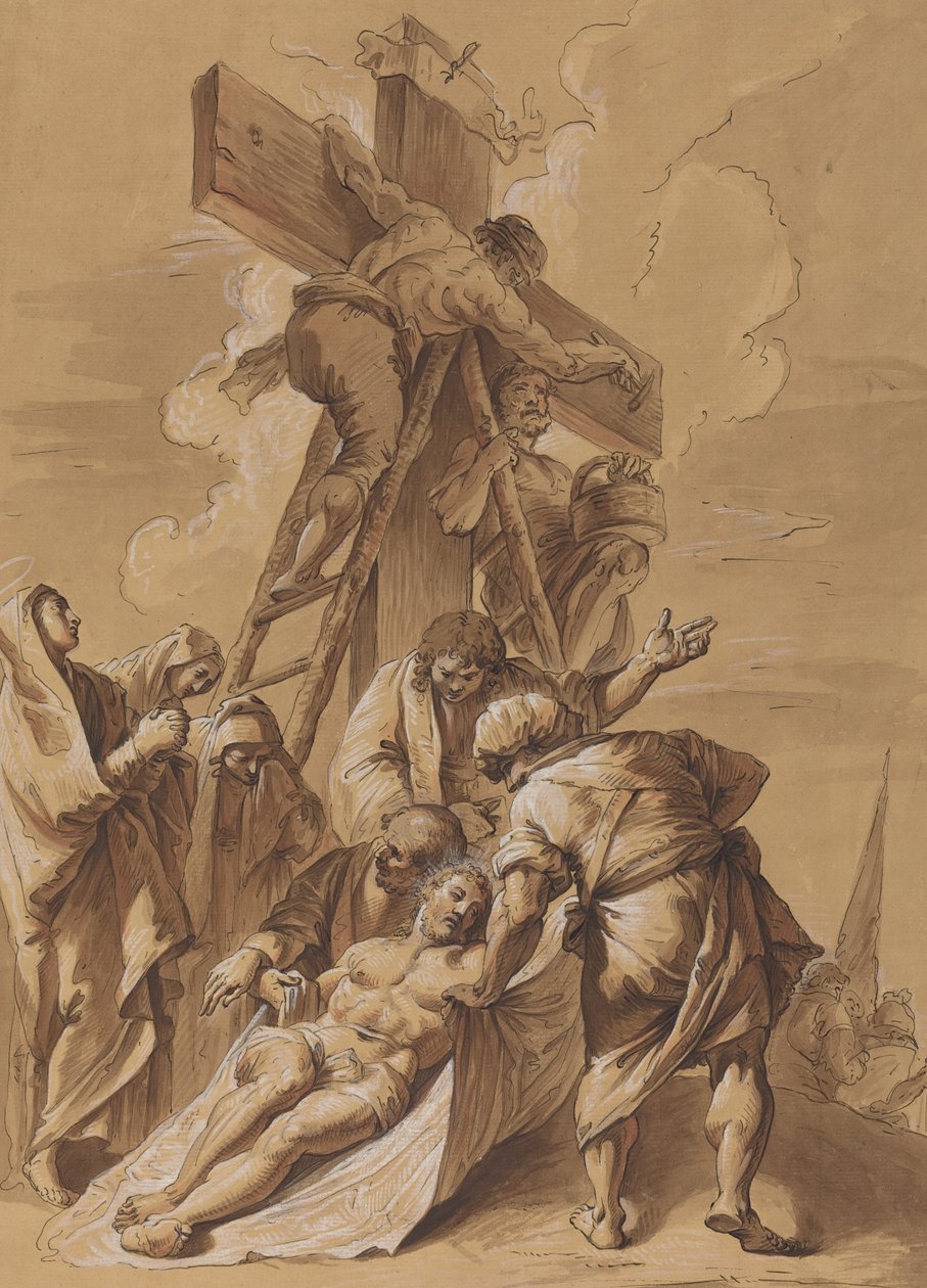 La Déposition - Follower of Francesco Fontebasso