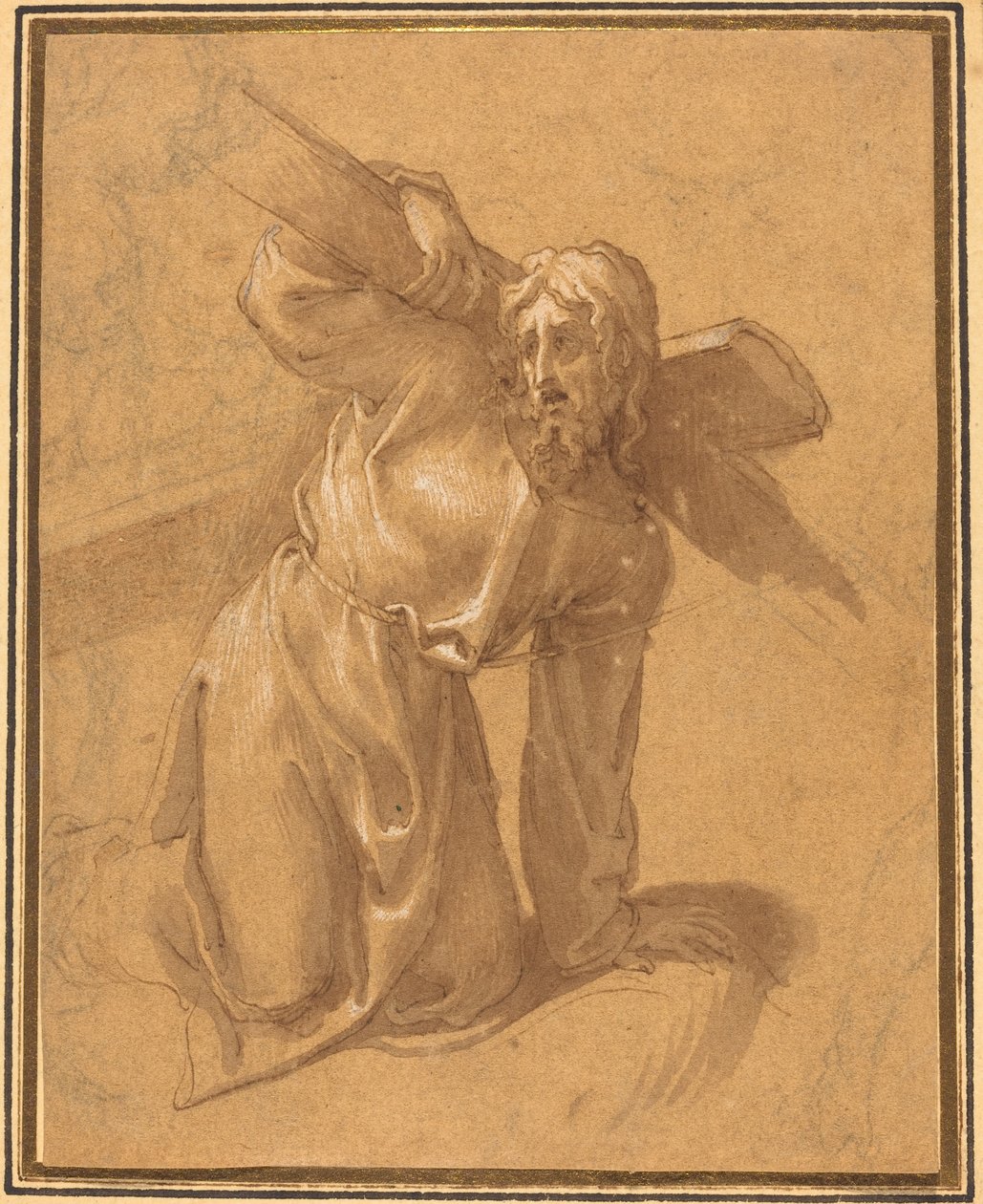 Christ tombant sous la croix - Follower of Francesco Salviati