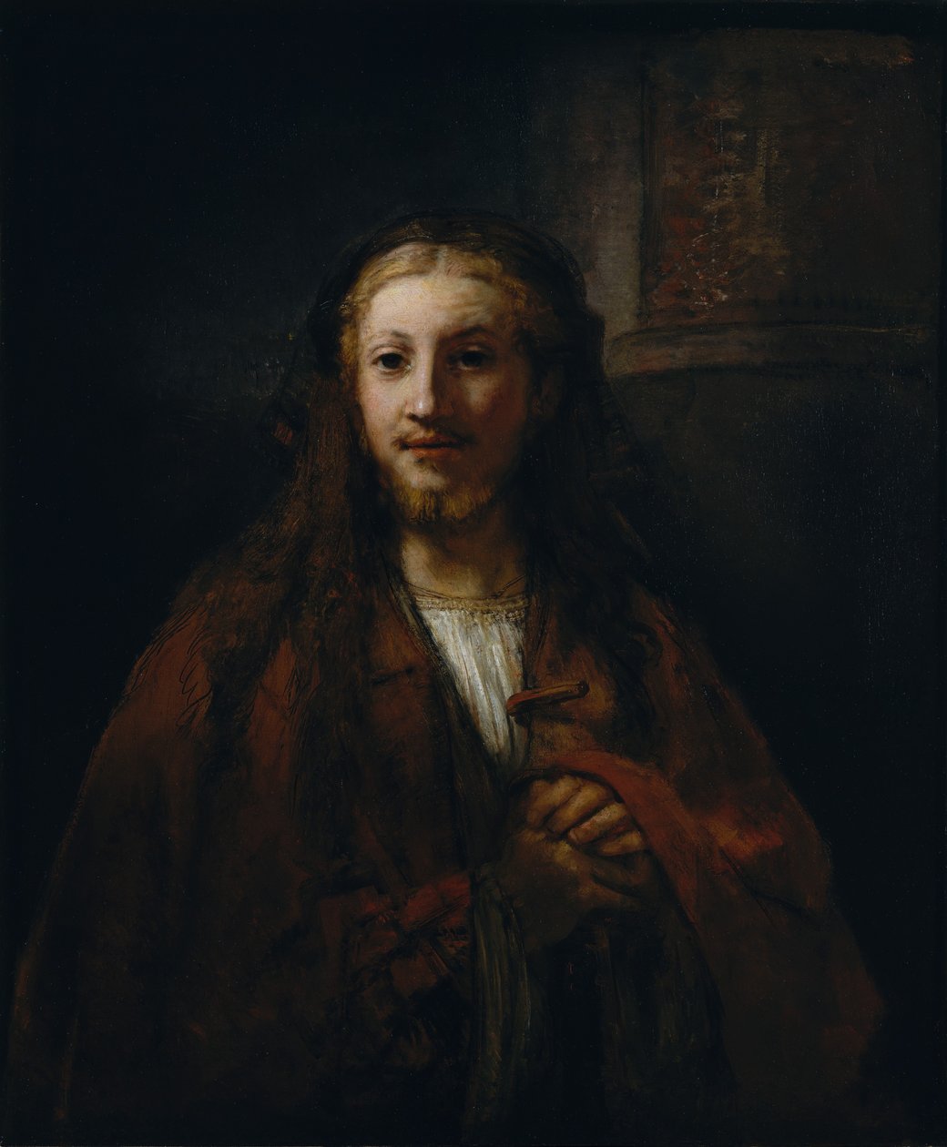 Christ avec un bâton - Follower of Rembrandt