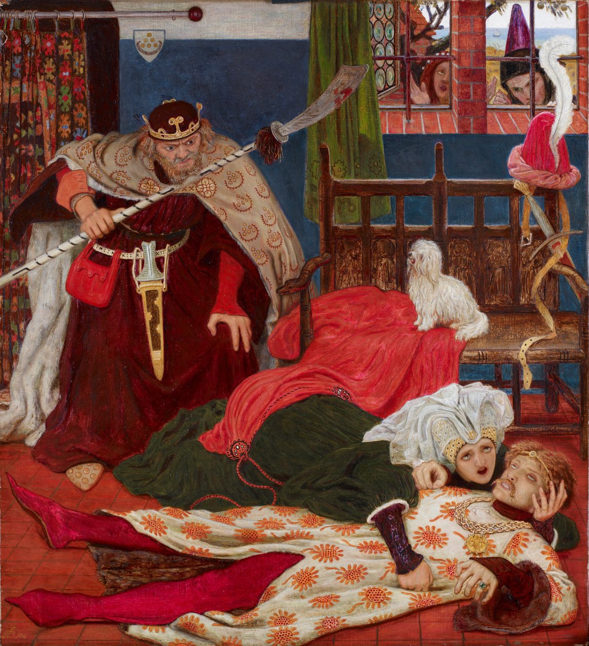 La mort de Sir Tristram - Ford Madox Brown