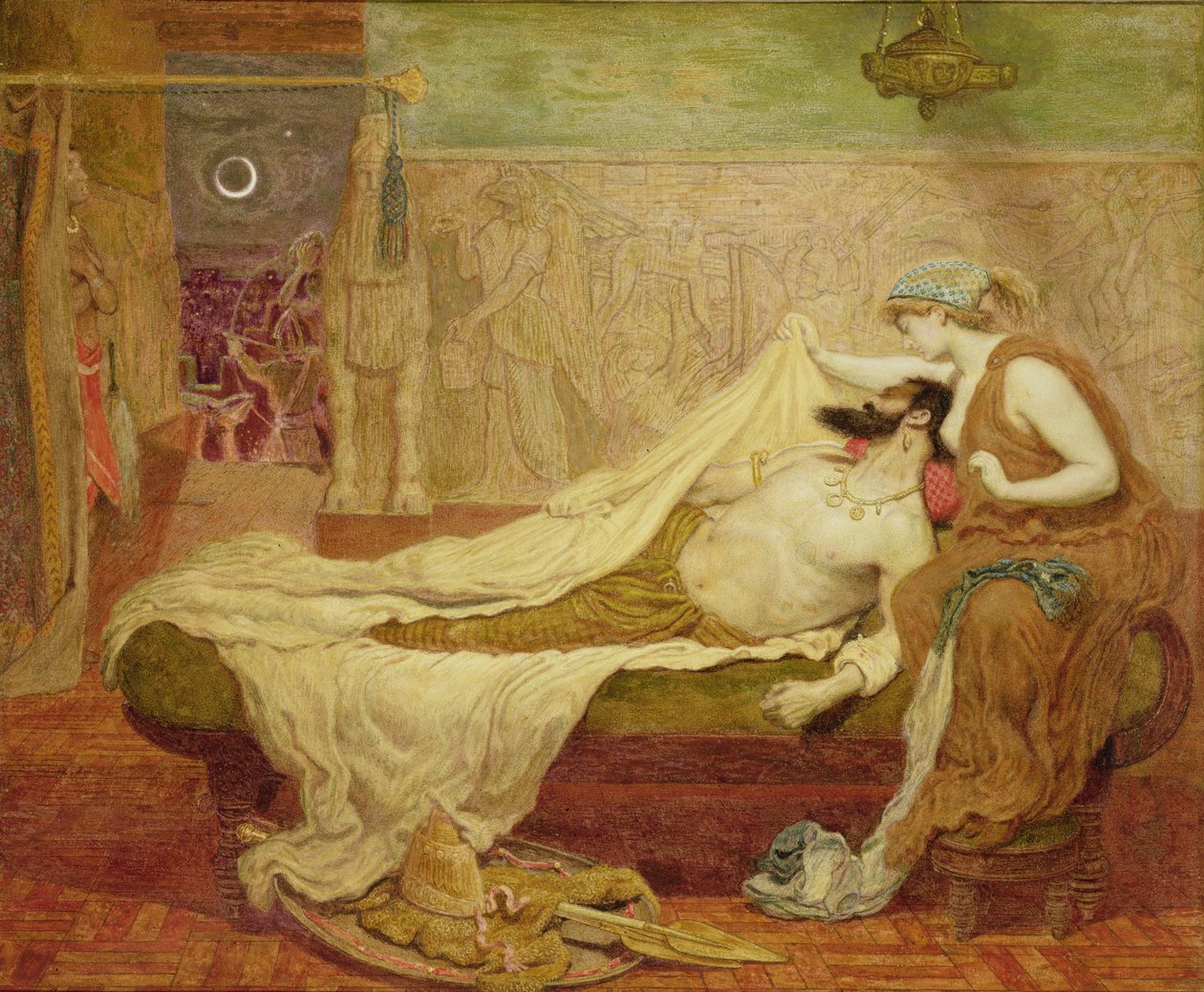 Le Rêve de Sardanapale - Ford Madox Brown
